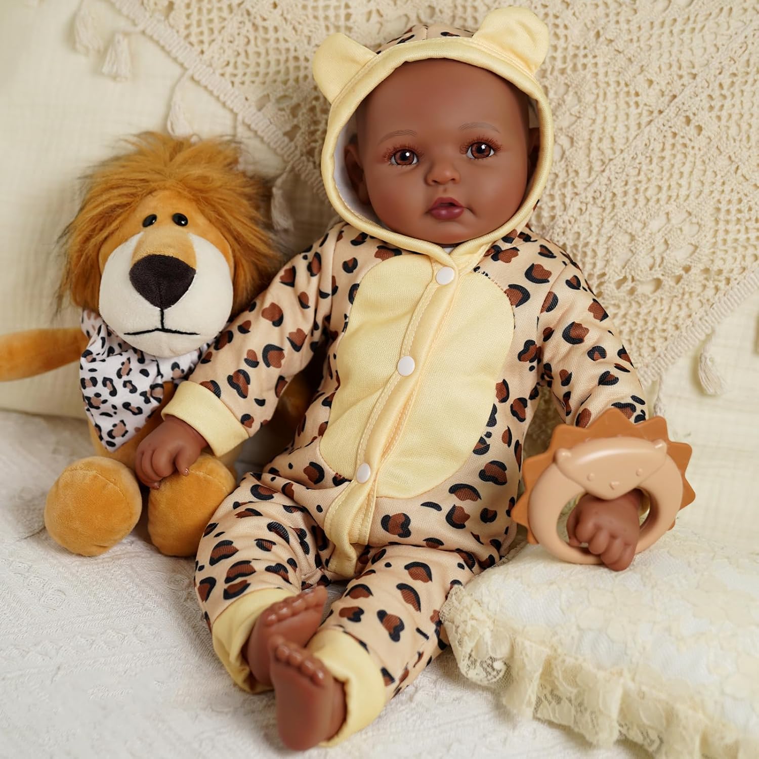 ❤お世話セット付き❤リボーンドールフルシリコン お口が開く可愛い